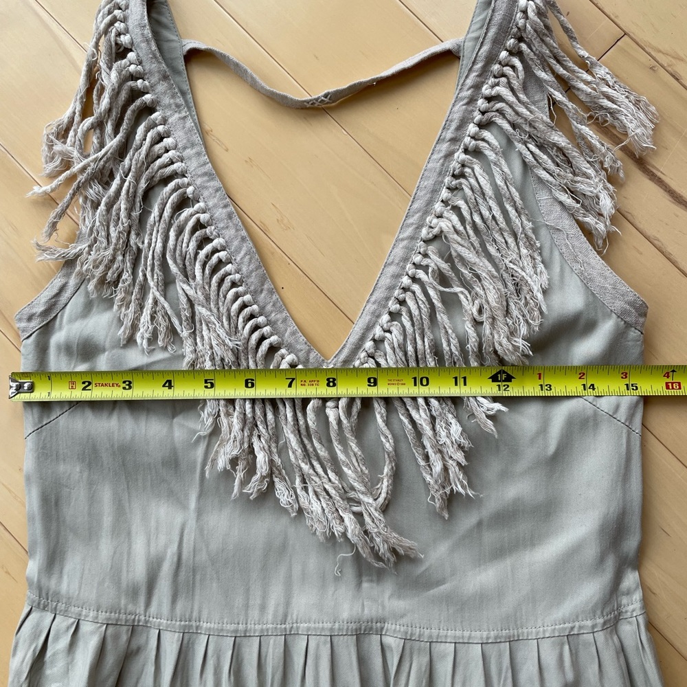 Chintamani Handmade bohemian tiered maxi dress with fringes - Picture 9 of 9